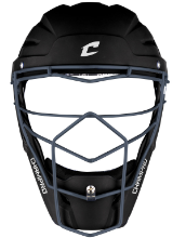 Picture of Optimus Pro Rubberized Matte Finish Hockey Style Catcher's Headgear Youth 6 1/2-7 BLACK