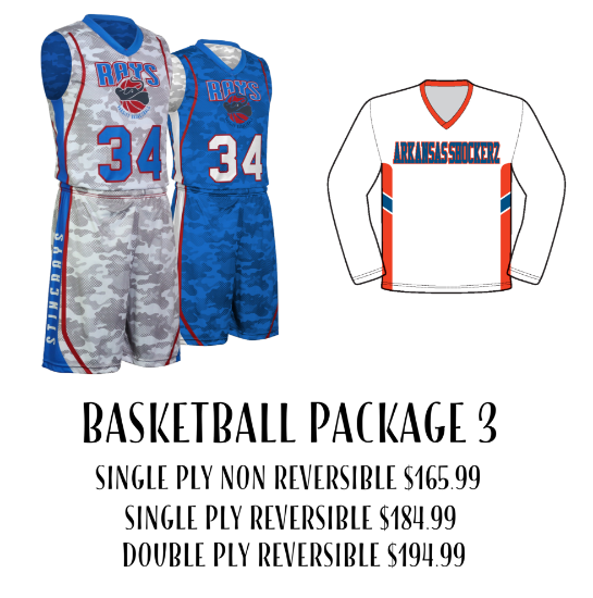 Single Ply Reversible Basketball Jersey