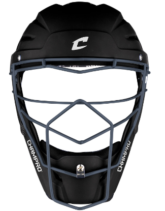 Picture of Optimus Pro Rubberized Matte Finish Hockey Style Catcher's Headgear Adult 7-7 1/2