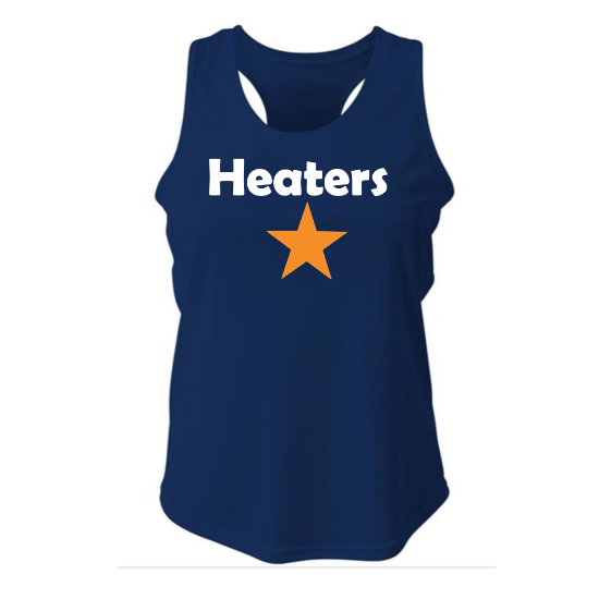 Picture of Heaters Racerback Tank Navy