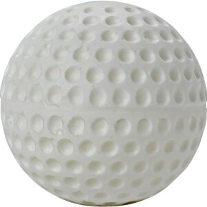 Dimple Molded Baseball-White