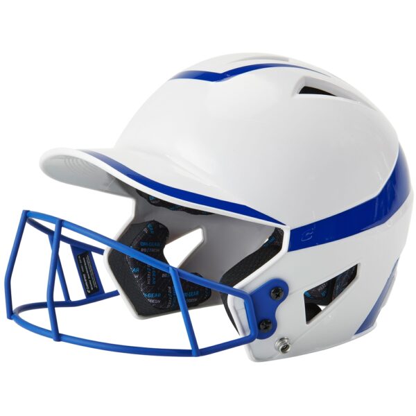 Two-Tone Softball Helmet w/Mask