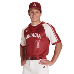 JUICE 2-Button Pro Neck Short Sleeve Loose Jersey