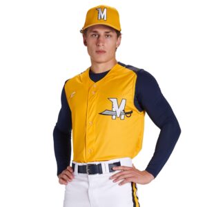 Juice Full Button Sleeveless Jersey