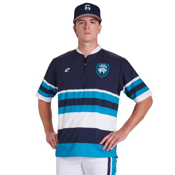 JUICE Traditional Short Sleeve Cage Jacket w/Pockets