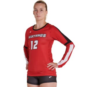 JUICE Crew Neck Raglan Long Sleeve Jersey w/Mesh Insert