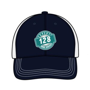 SAMPLE: Embroidered Performance Trucker Snapback Cap
