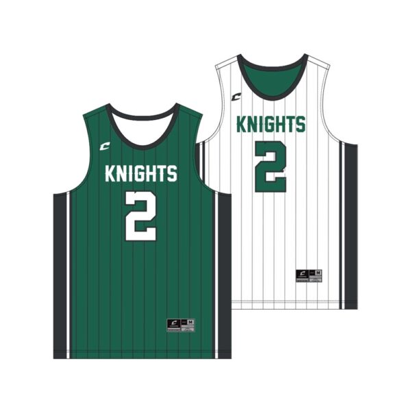 SAMPLE Juice Fitted Double Ply Reversible Basketball Jersey