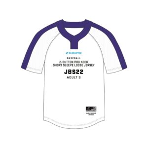 SIZE KIT Juice 2-Button Pro Neck Short Sleeve Loose Jersey