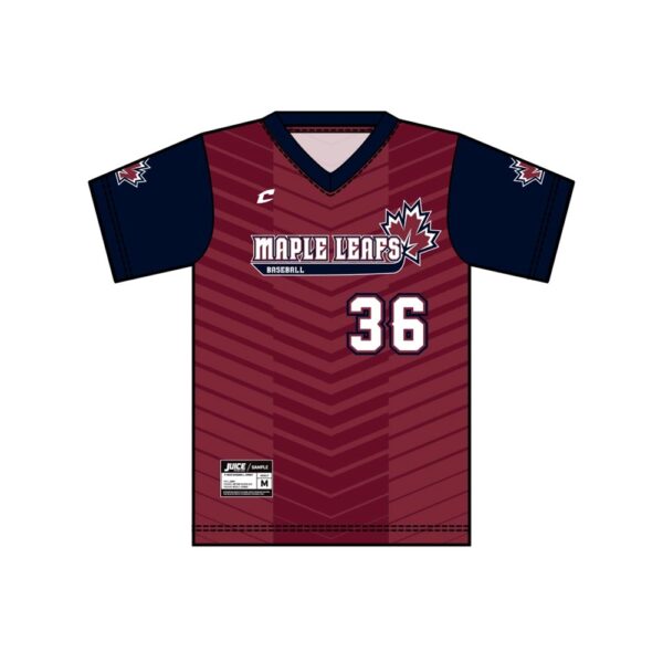 SAMPLE: Juice V-Neck Baseball Jersey