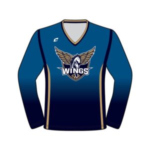 SAMPLE Juice V-Neck Long Sleeve FITTED T-Shirt