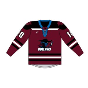 SAMPLE JUICE Elite Faux Lace Neck Hockey Jersey