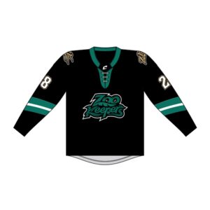 SAMPLE JUICE Elite Faux Lace Neck Hockey Jersey