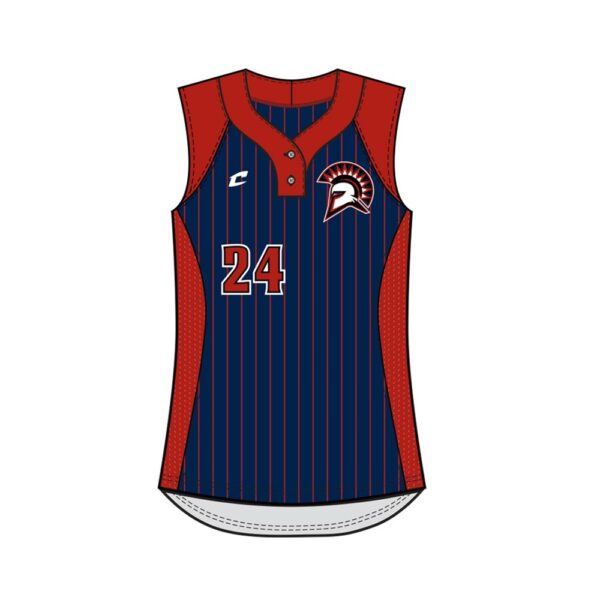 SAMPLE Juice 2-Button Sleeveless FITTED Jersey