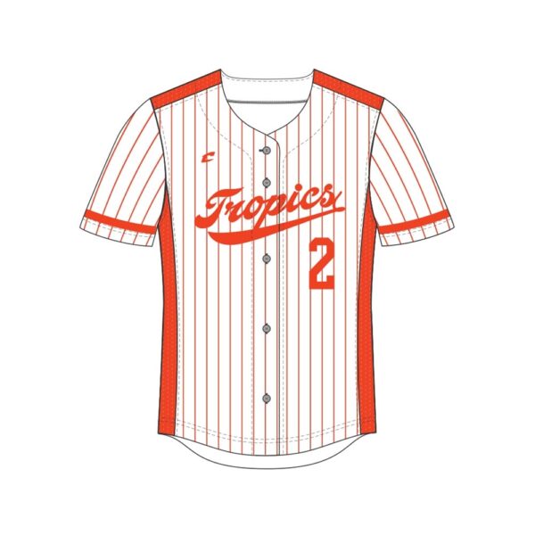 SAMPLE Juice Full Button Short Sleeve Jersey