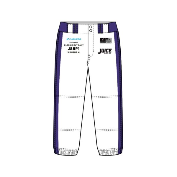 SIZE KIT Juice Traditional Classic Cut Softball Pants