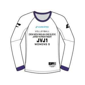 SIZE KIT Juice Crew Neck Raglan Long Slv Jersey w/Mesh Insert