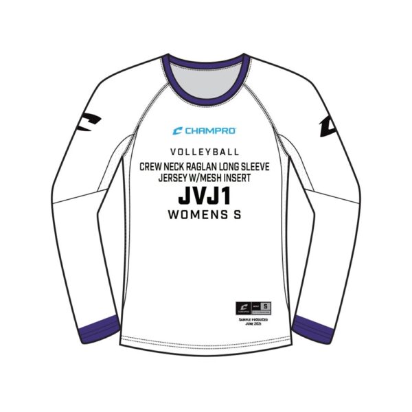 SIZE KIT Juice Crew Neck Raglan Long Slv Jersey w/Mesh Insert