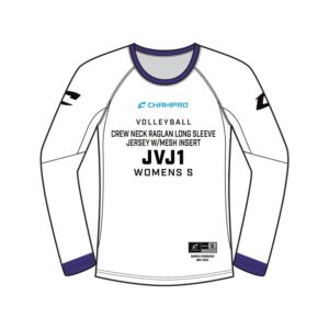 SIZE KIT Crew Neck Raglan Long Sleeve Jersey w/Mesh Insert