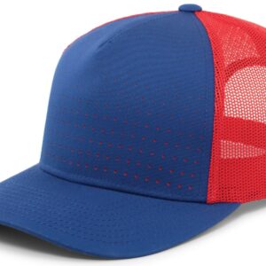 Perforated 5-Panel Trucker Snapback Cap