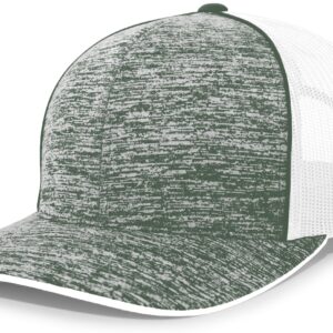 Aggressive Heather Trucker Snapback Cap