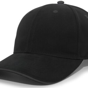 Brushed Twill Cap With Sandwich Bill