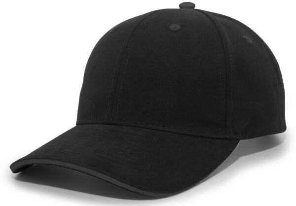 Brushed Twill Cap With Sandwich Bill