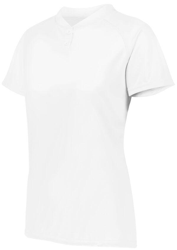 Ladies Attain Wicking Two-Button Softball Jersey