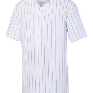 Youth Pinstripe Full-Button Jersey