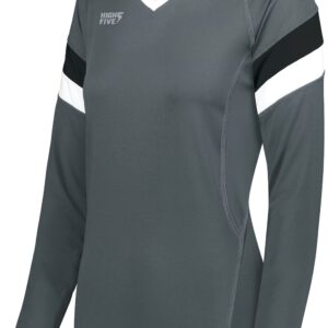 Girls TruHit Tri-Color Long Sleeve Jersey