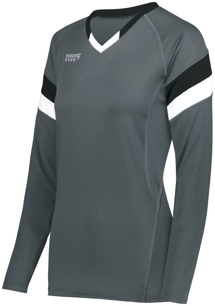 Girls TruHit Tri-Color Long Sleeve Jersey