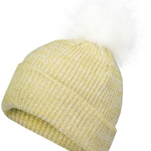 Faux Fur Pom Beanie