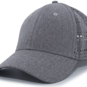 Perforated Hook-And-Loop Adjustable Cap