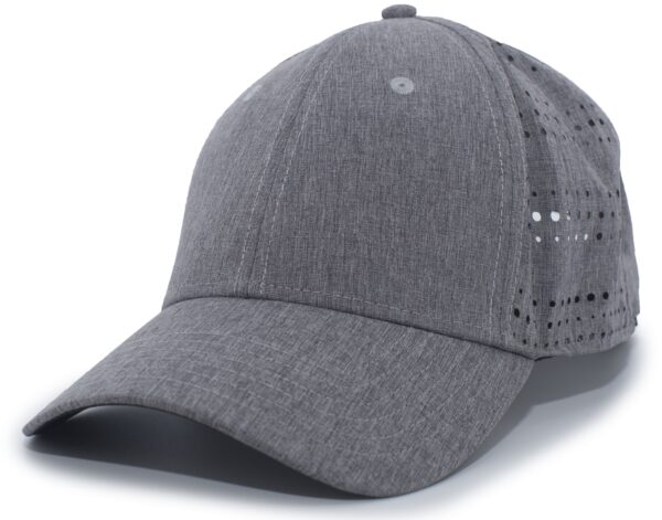 Perforated Hook-And-Loop Adjustable Cap