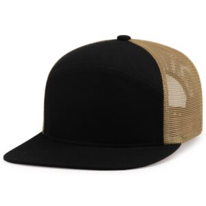6-Panel Arch Trucker Snapback Cap