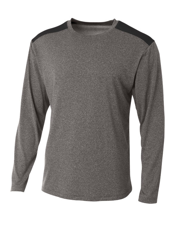 A4 Tourney Heather Long Sleeve Tee