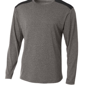 A4 Tourney Heather Long Sleeve Tee