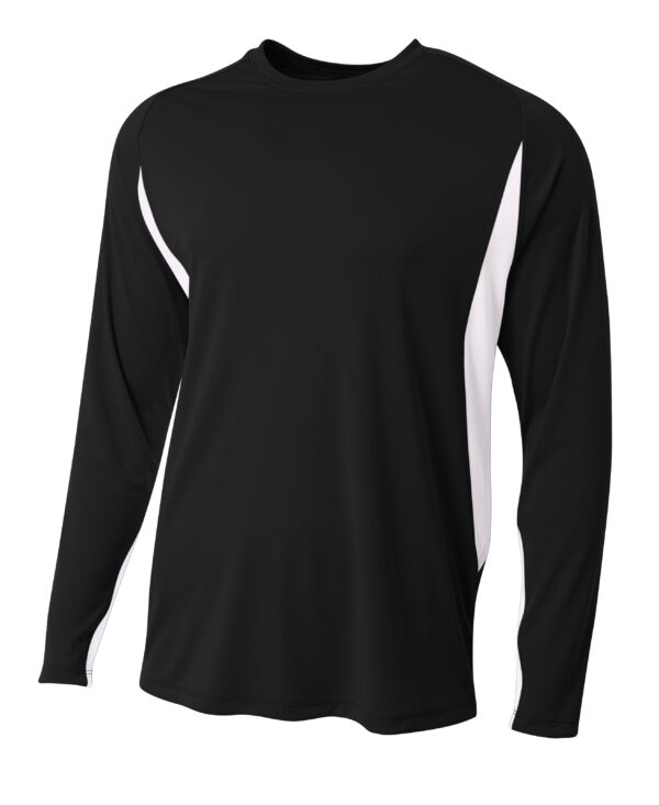A4 Long Sleeve Color Block Tee