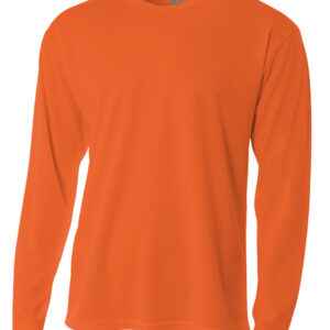 A4 Long Sleeve Birds-Eye Mesh Crew