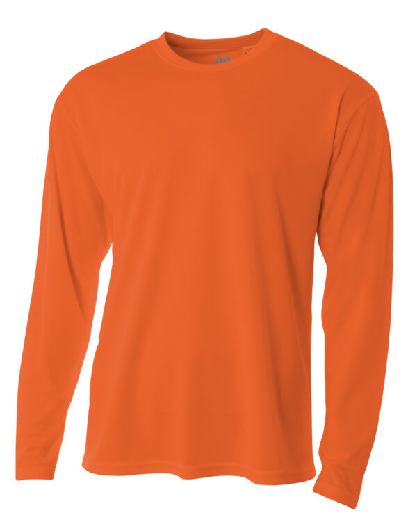 A4 Long Sleeve Birds-Eye Mesh Crew