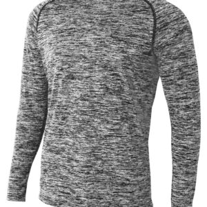 A4 Long Sleeve Raglan Space Dye