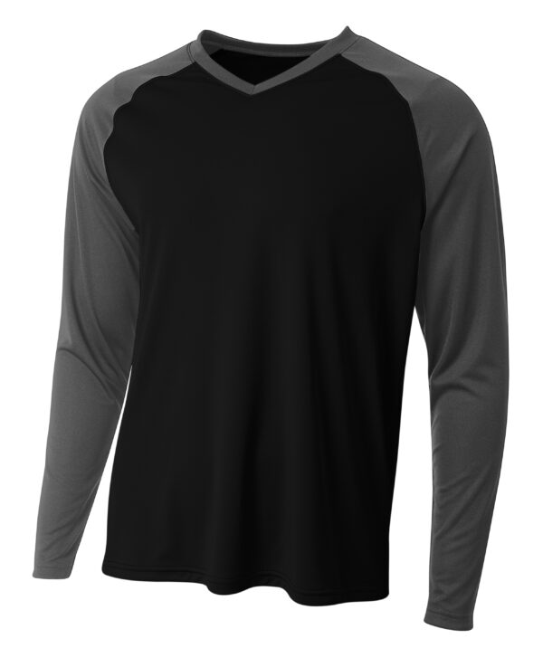 A4 Long Sleeve Strike Raglan Tee