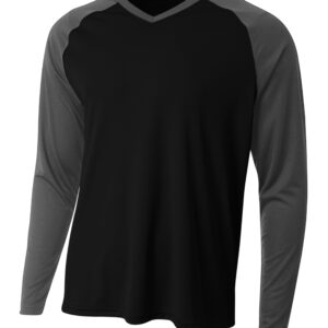 A4 Long Sleeve Strike Raglan Tee