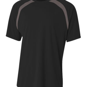 A4 Spartan Short Sleeve Color Block Crew