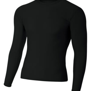 A4 Youth Long Sleeve Compression Crew