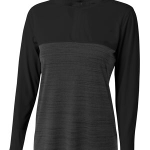 A4 Women's Slate Quarter Zip Hoodie