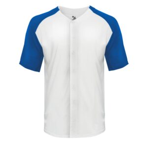 TRI-BLEND FULL BUTTON TEE