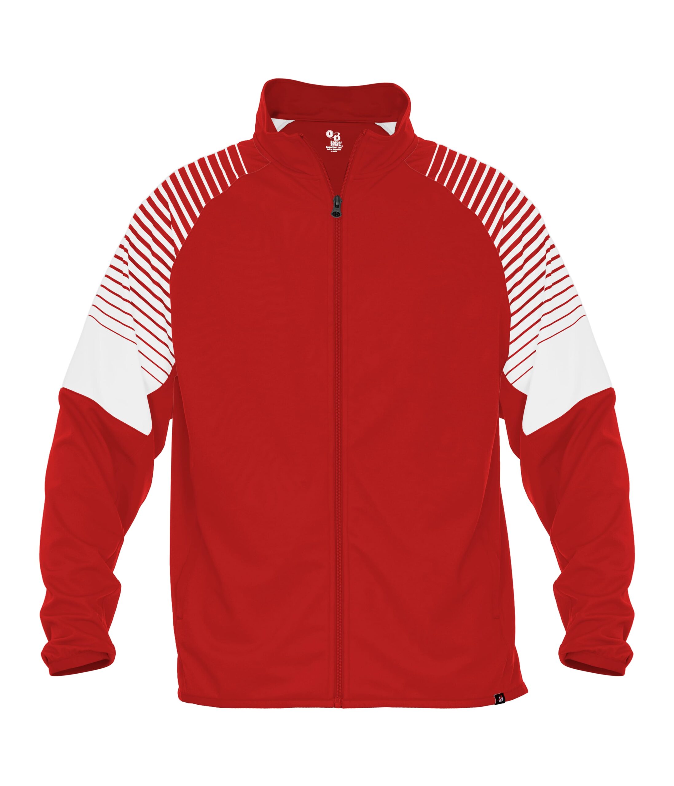 Men’s Red Lineup Outer Core Jacket with Full-Zip Design